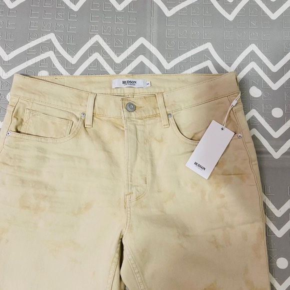 HUDSON Slim Straight Spotted Denim Jeans - Picture 2 of 8